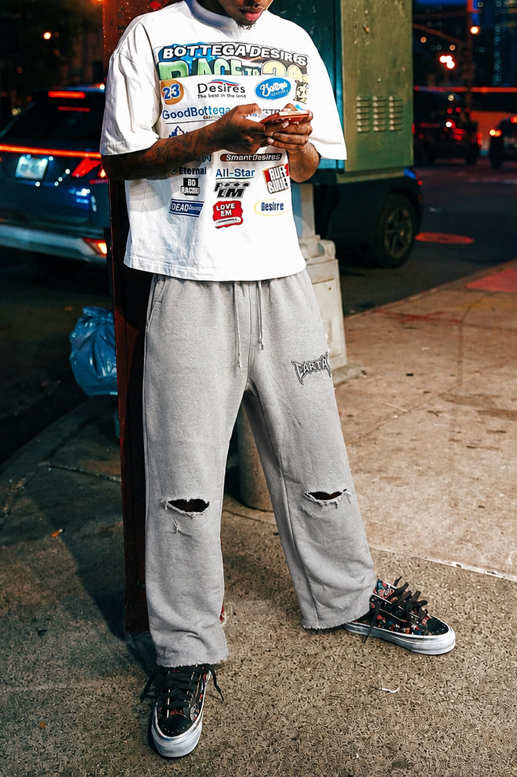 CARTÀ DISTRESS SWEATS